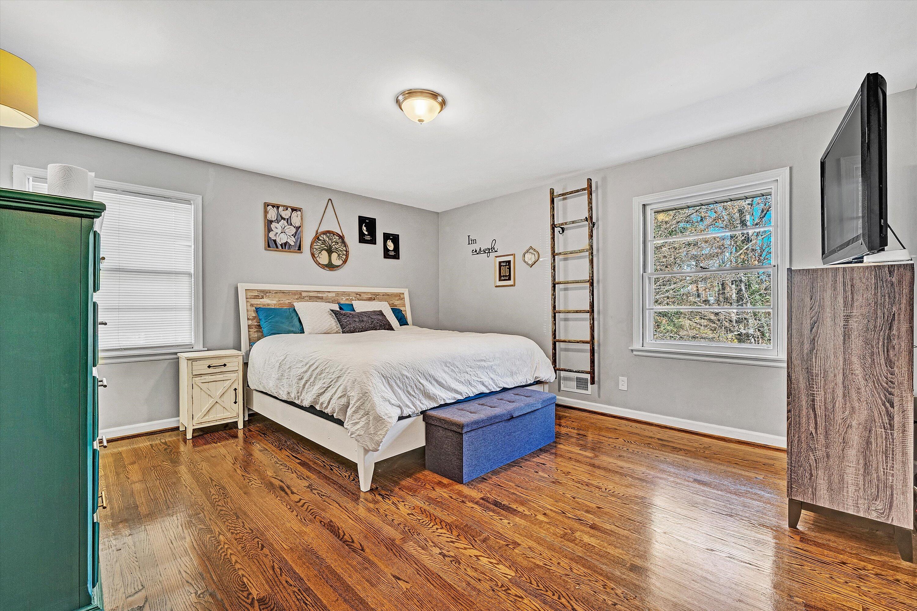 3558 Wright Road Southwest Roanoke, VA 24015 - Photo 17 of 30 a bedroom with a large bed and a window