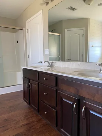 a close up of a bathtub