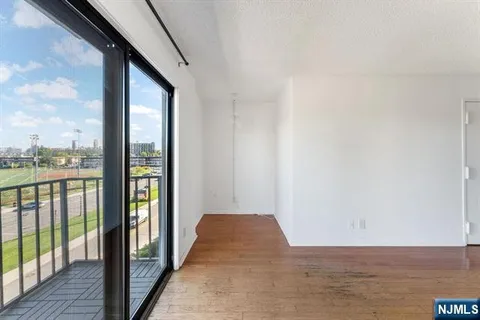 a view of a city from a balcony