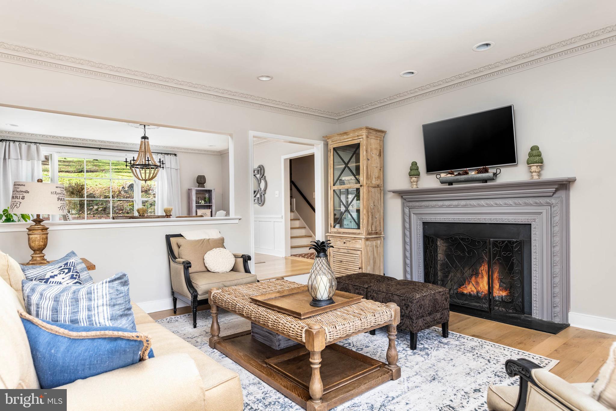 38 Rabbit Run Road Malvern, PA 19355 - Photo 12 of 67 Family Room with Gas Fireplace.
