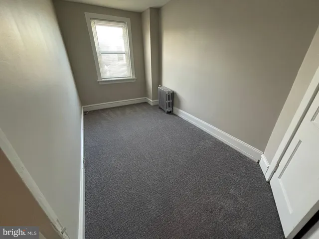 a view of a room with a small space