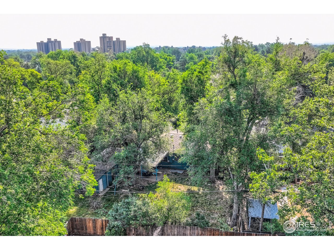 315 29th Street Boulder, CO 80305 - Photo 26 of 29 a aerial view of a house with a yard