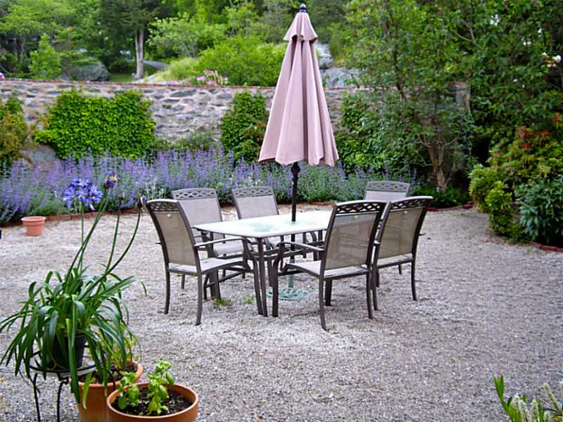 65 Gray Craig Road Middletown, RI 02842 - Photo 7 of 22 Patio/Deck. Terrace within walled garden.