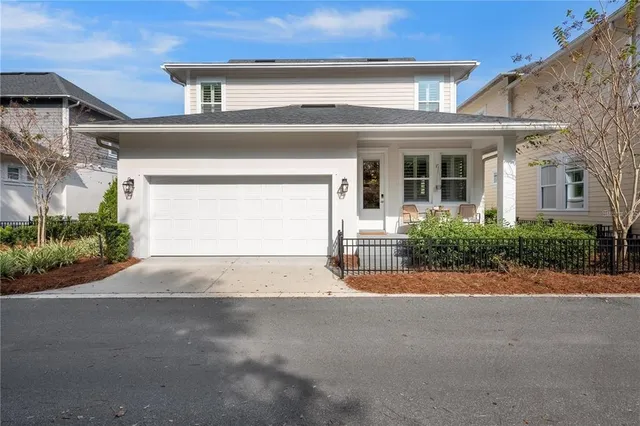 front view of house with a street