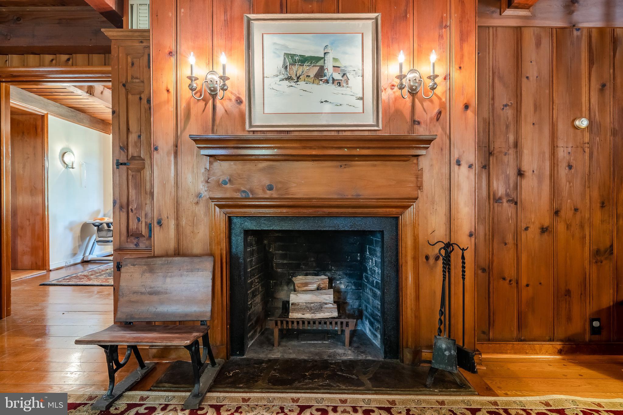 2261 Grubbs Mill Road Berwyn, PA 19312 - Photo 8 of 46 Original Wood burning fireplace