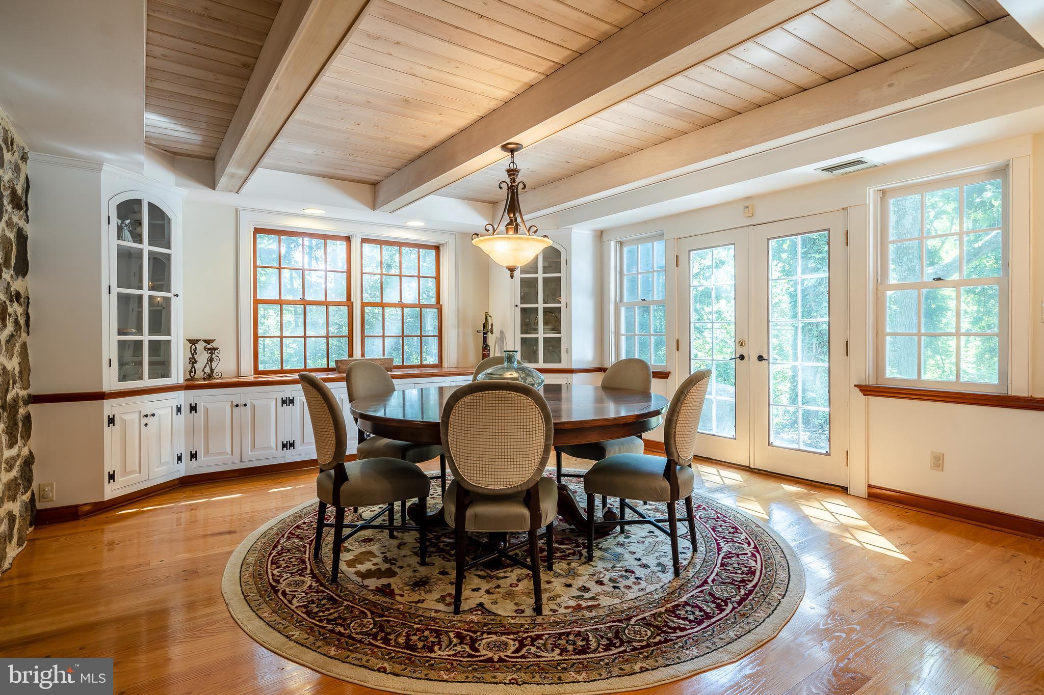 2261 Grubbs Mill Road Berwyn, PA 19312 - Photo 10 of 46 Formal dining room with built-in china cabinets