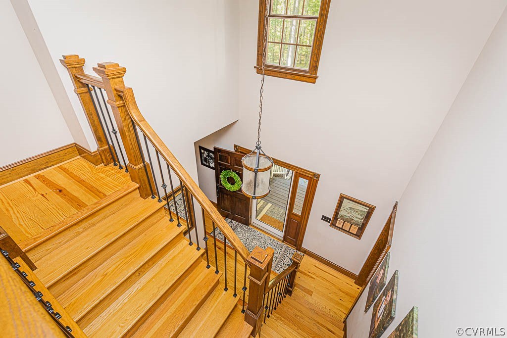 2090 Strawberry Run Crozier, VA 23039 - Photo 26 of 47 a view of an entryway with wooden floor