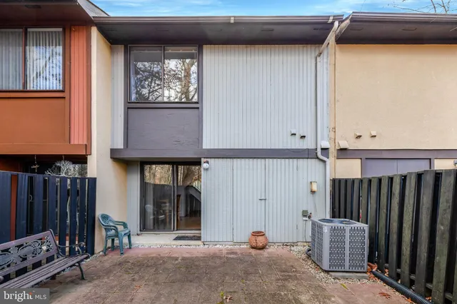 a view of a door and chair and door