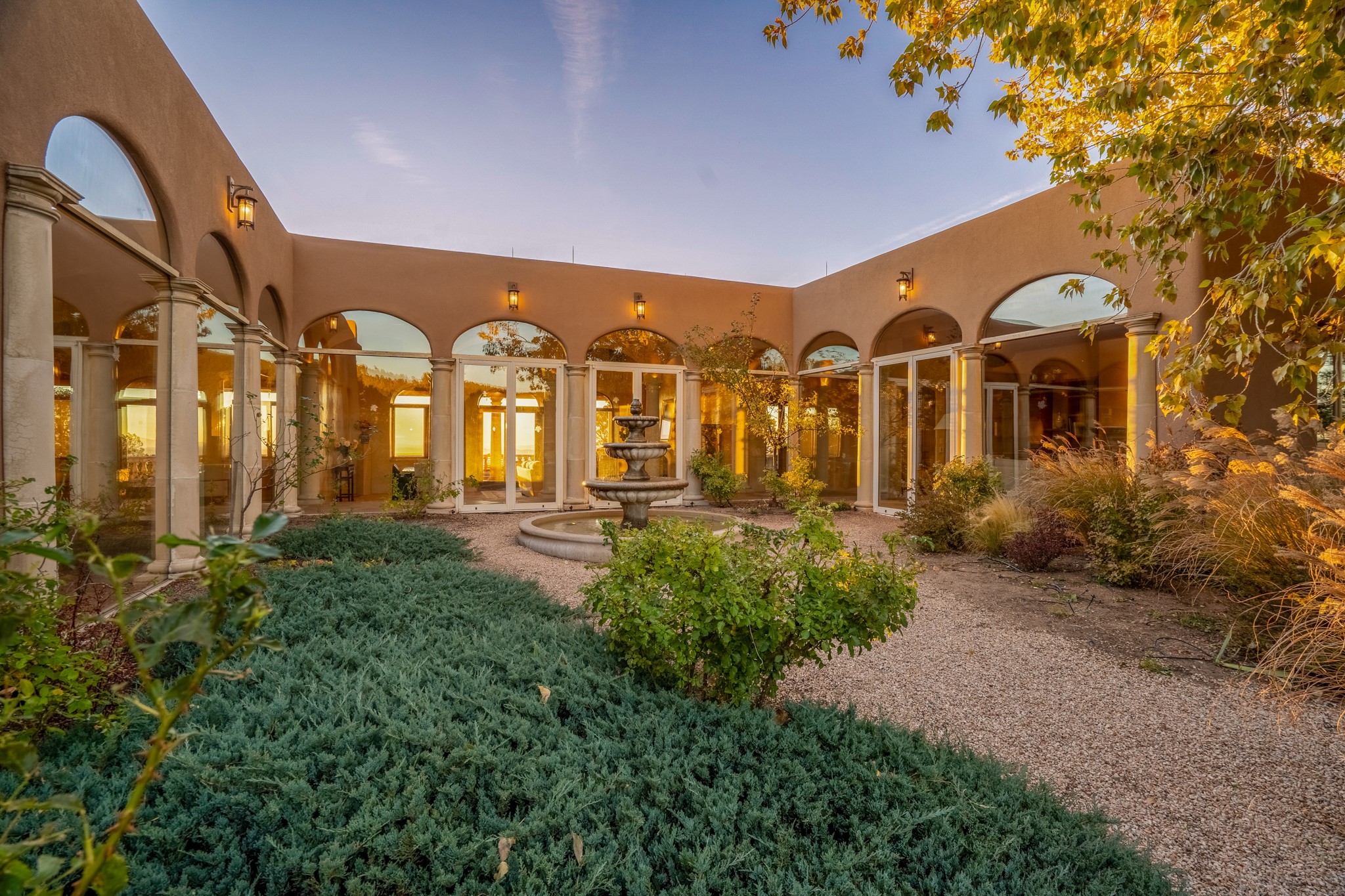 243 Double Arrow Road Santa Fe, NM 87505 - Photo 12 of 43 Central Courtyard