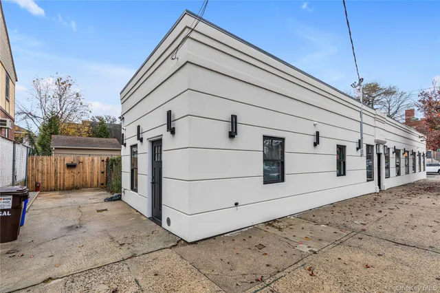 a view of a building with entrance