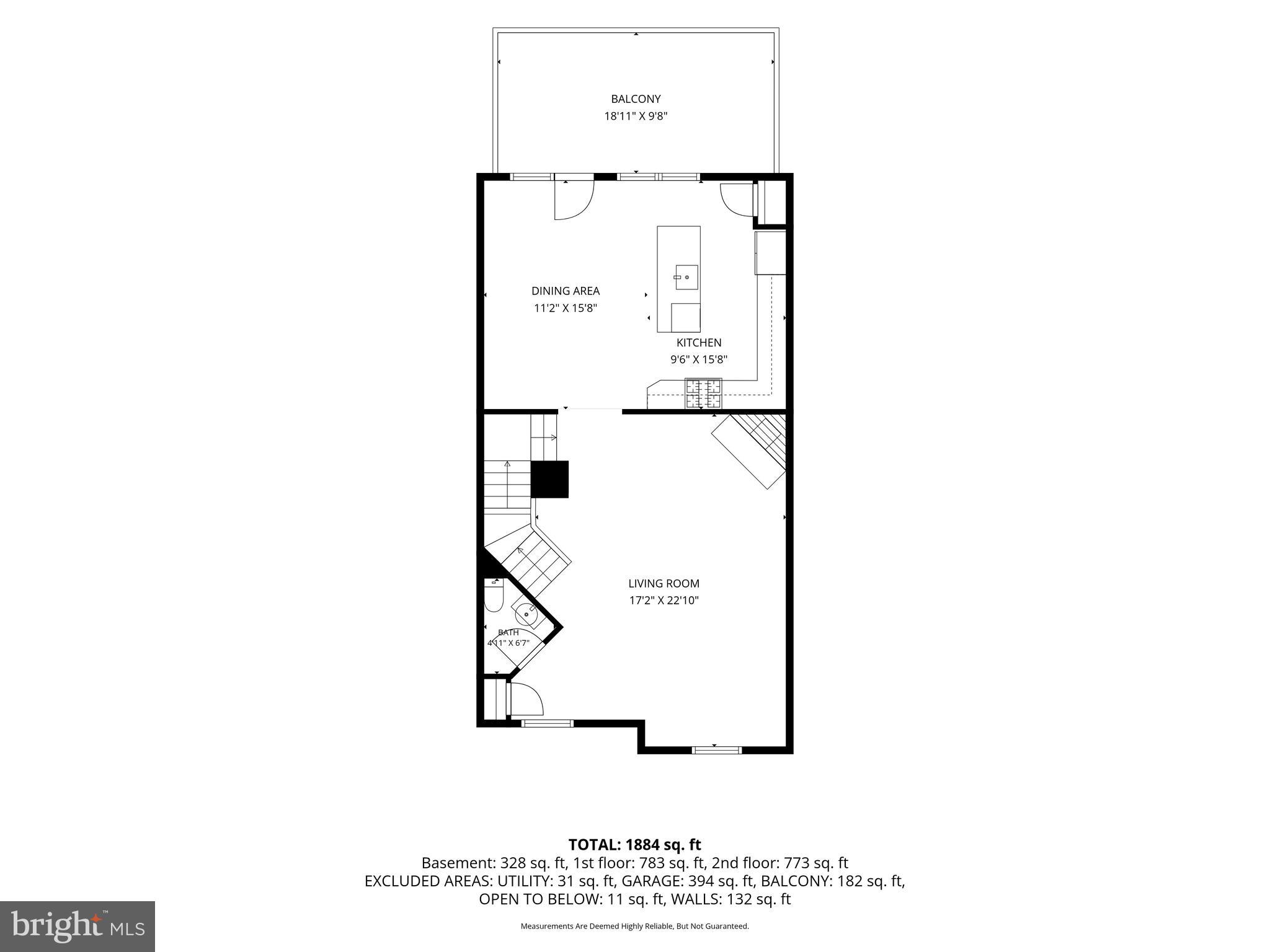 1729 Theale Way Hanover, MD 21076 - Photo 55 of 56 Main Level Floor Plan