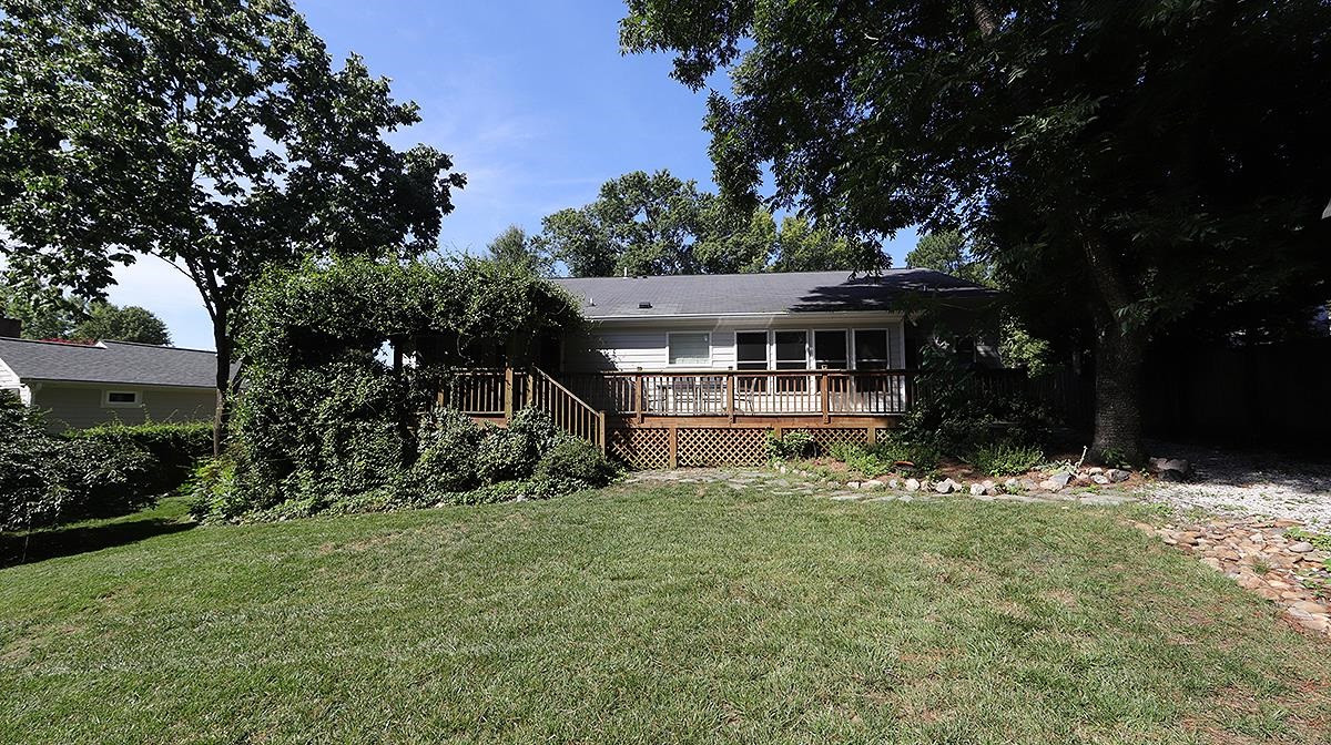 3016 Old Orchard Road Raleigh, NC 27607 - Photo 24 of 39 View of Private Pergola ! And, Open Space Backyard to Accommodate a Garden and lots of Space for Fun Activities. Open Backyard