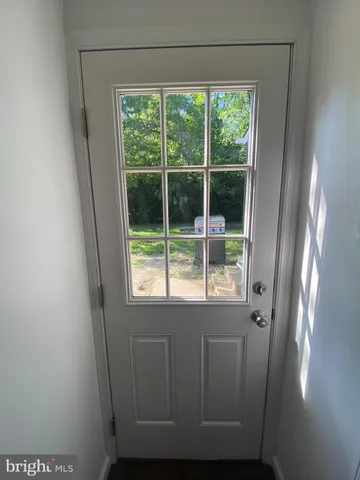 a view of a window in a room