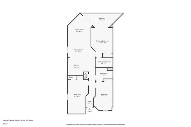 $319,900 | 201 74th Avenue North, Unit 1701, Myrtle Beach, SC 29572