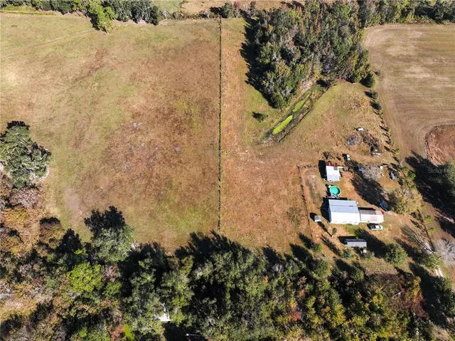 a bird view of sink and path
