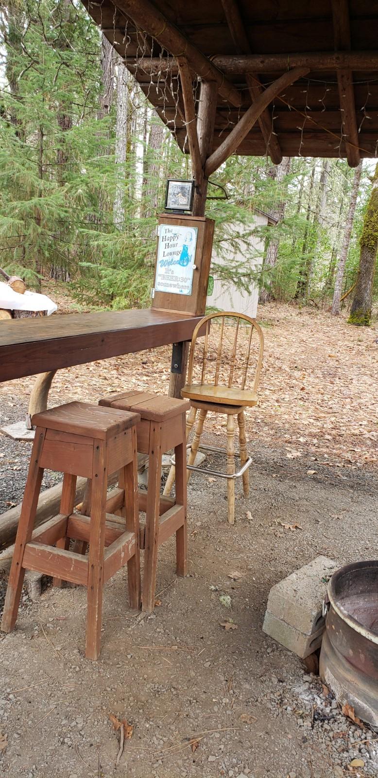 5865 Rockydale Road Cave Junction, OR 97523 - Photo 28 of 38 Bar plus Stools, equals set em up.