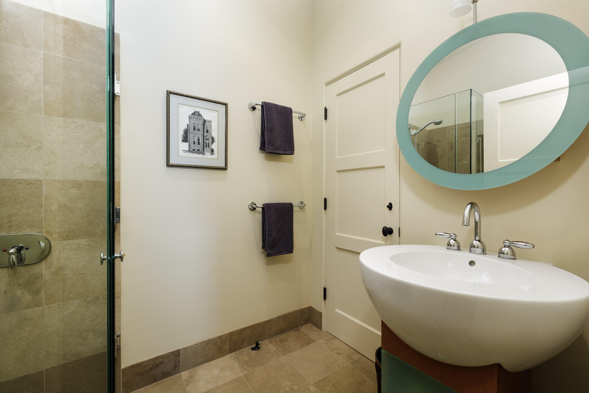 1022 Garcia Road Santa Barbara, CA 93103 - Photo 17 of 29 a bathroom with a sink and mirror