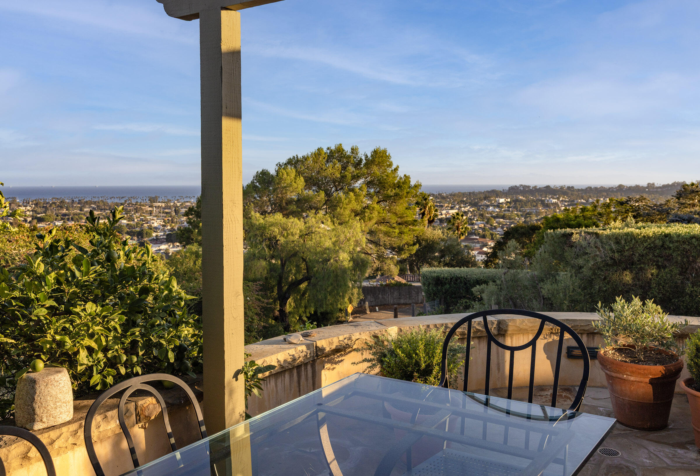 1022 Garcia Road Santa Barbara, CA 93103 - Photo 27 of 29 a view of a balcony with lake view