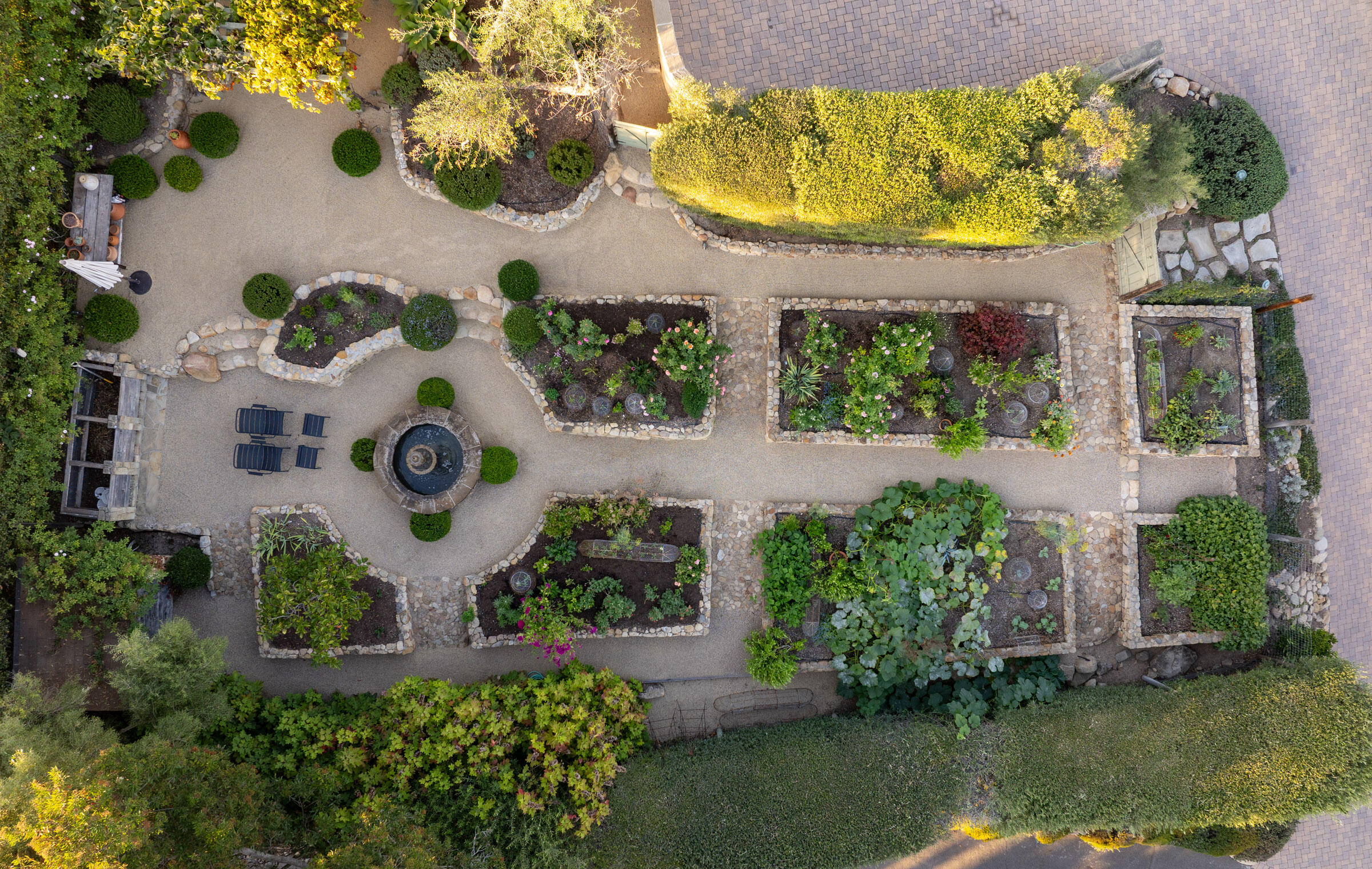 1022 Garcia Road Santa Barbara, CA 93103 - Photo 2 of 29 an aerial view of a house with a swimming pool