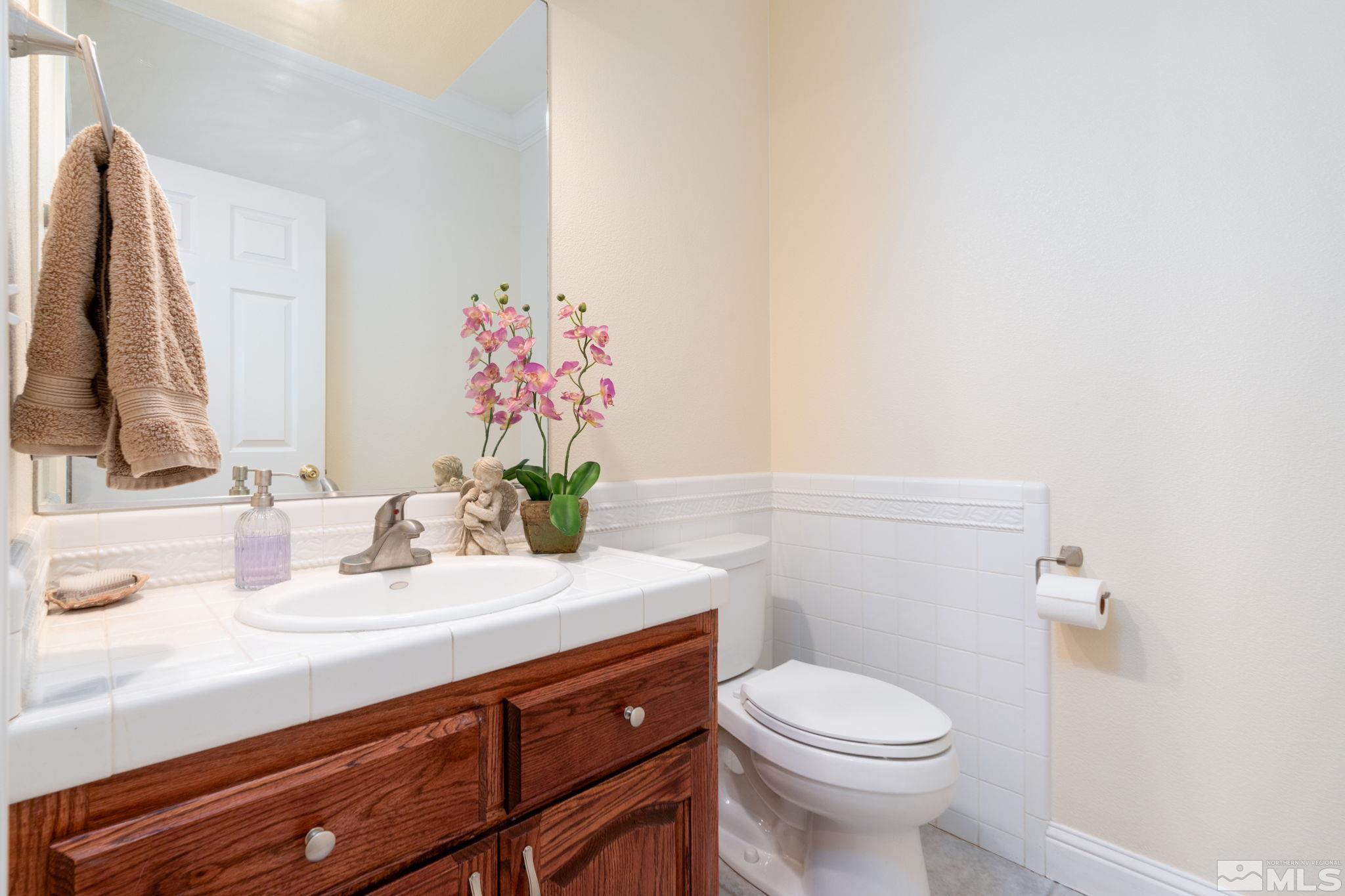 615 Carson River Drive Fallon, NV 89406 - Photo 27 of 40 a bathroom with a sink toilet and a mirror