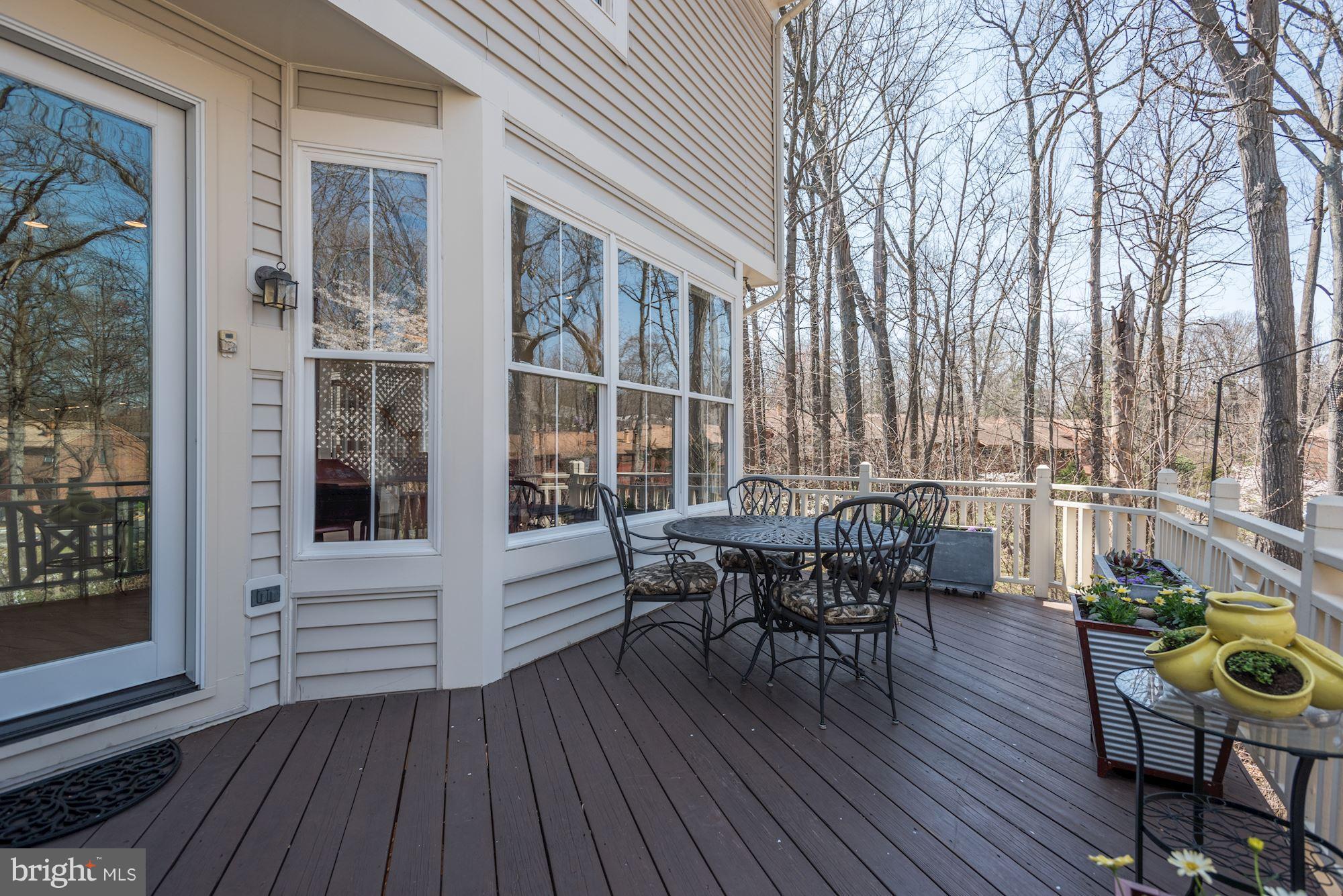 11492 Waterhaven Court Reston, VA 20190 - Photo 24 of 30 Spacious Deck backs to Trees
