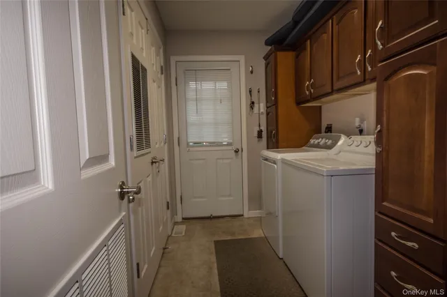 a room with storage and utility