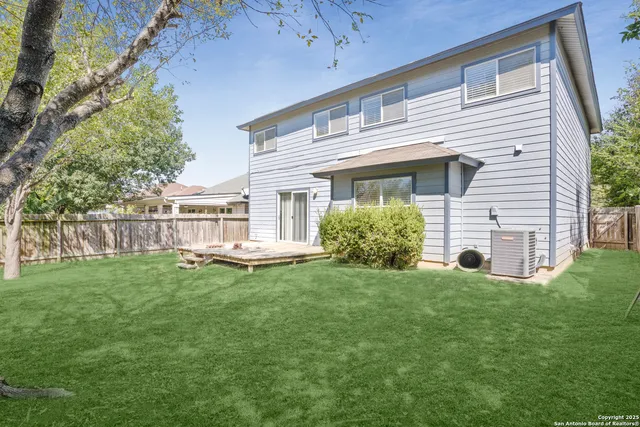 a view of a backyard with a garden