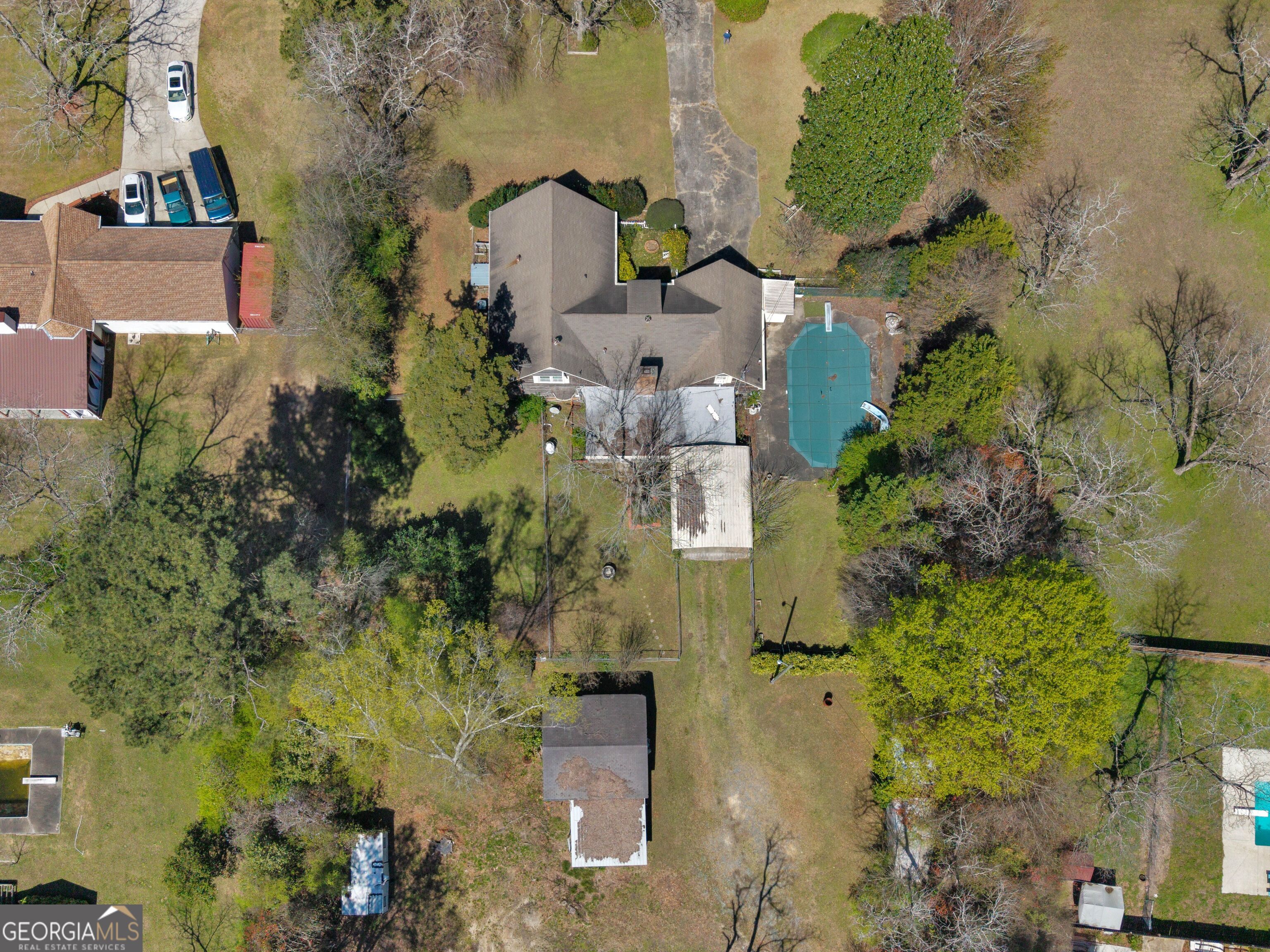 209 Founders Drive Barnesville, GA 30204 - Photo 6 of 80 an aerial view of residential house with outdoor space