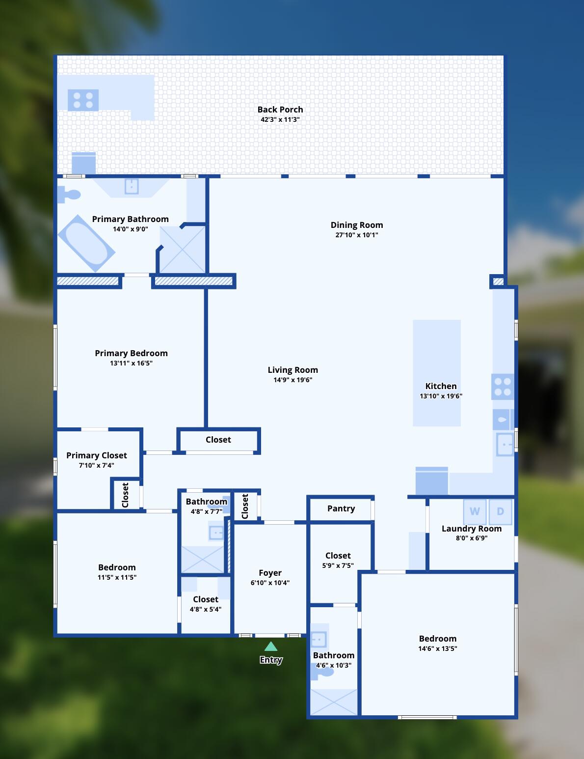 3206 Riviera Drive Key West, FL 33040 - Photo 22 of 24 Floor Plan