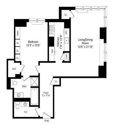 $6,000 | 425 5th Avenue, Unit 44D | Midtown South