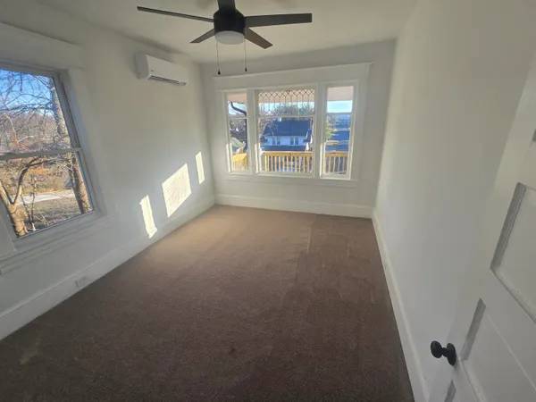 a view of livingroom and window
