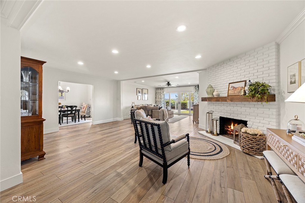 15914 West Road Whittier, CA 90603 - Photo 7 of 47 a living room with furniture and a fireplace