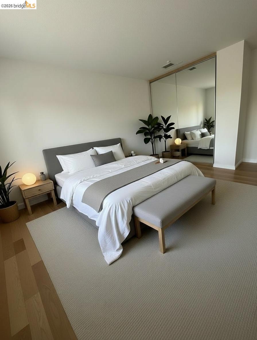 10013 Foxboro Circle San Ramon, CA 94583 - Photo 24 of 39 a bedroom with bed and a night stand