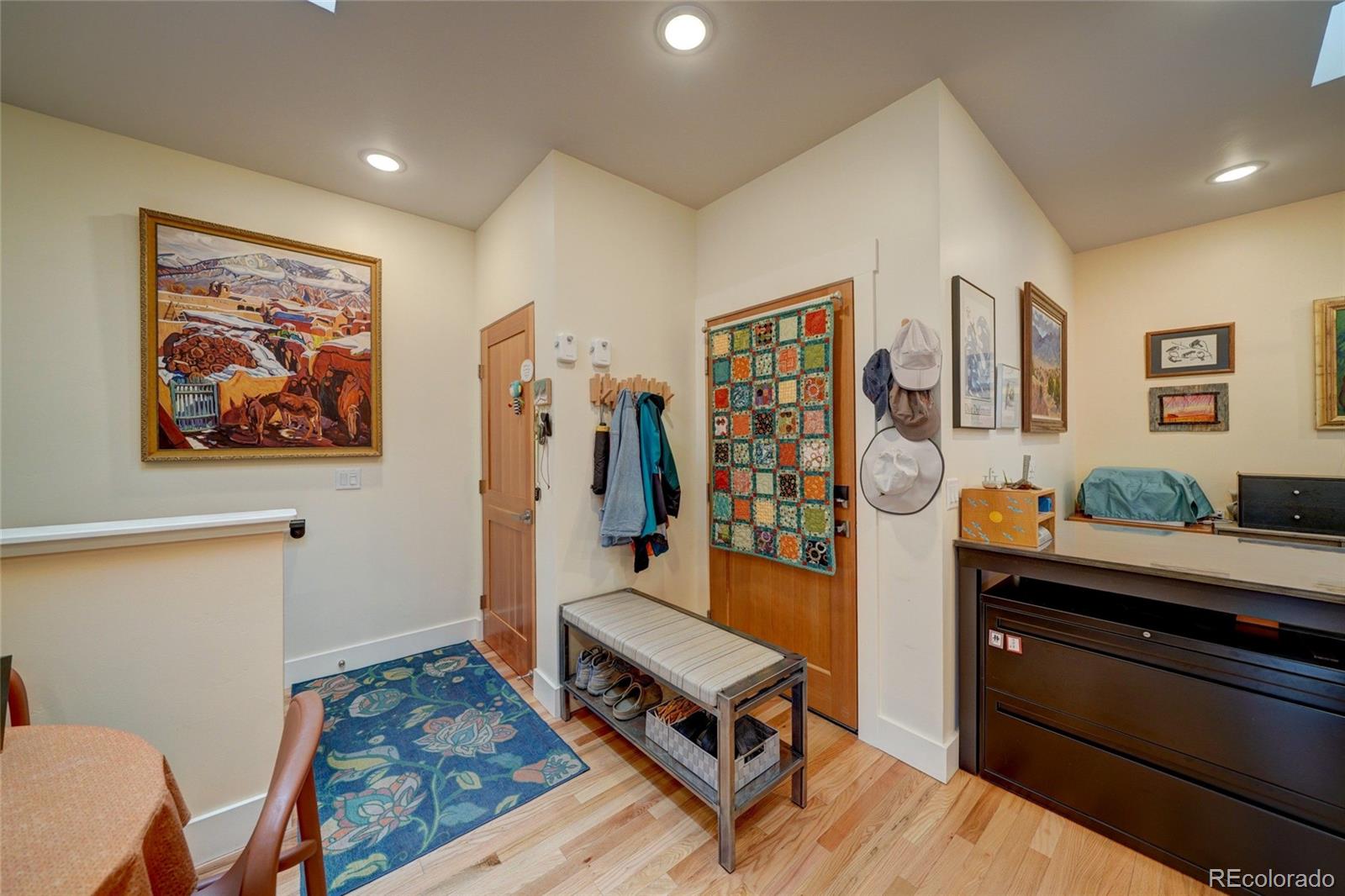 108 Old Stage Road, Unit C Salida, CO 81201 - Photo 21 of 30 a living room with furniture and wooden floor