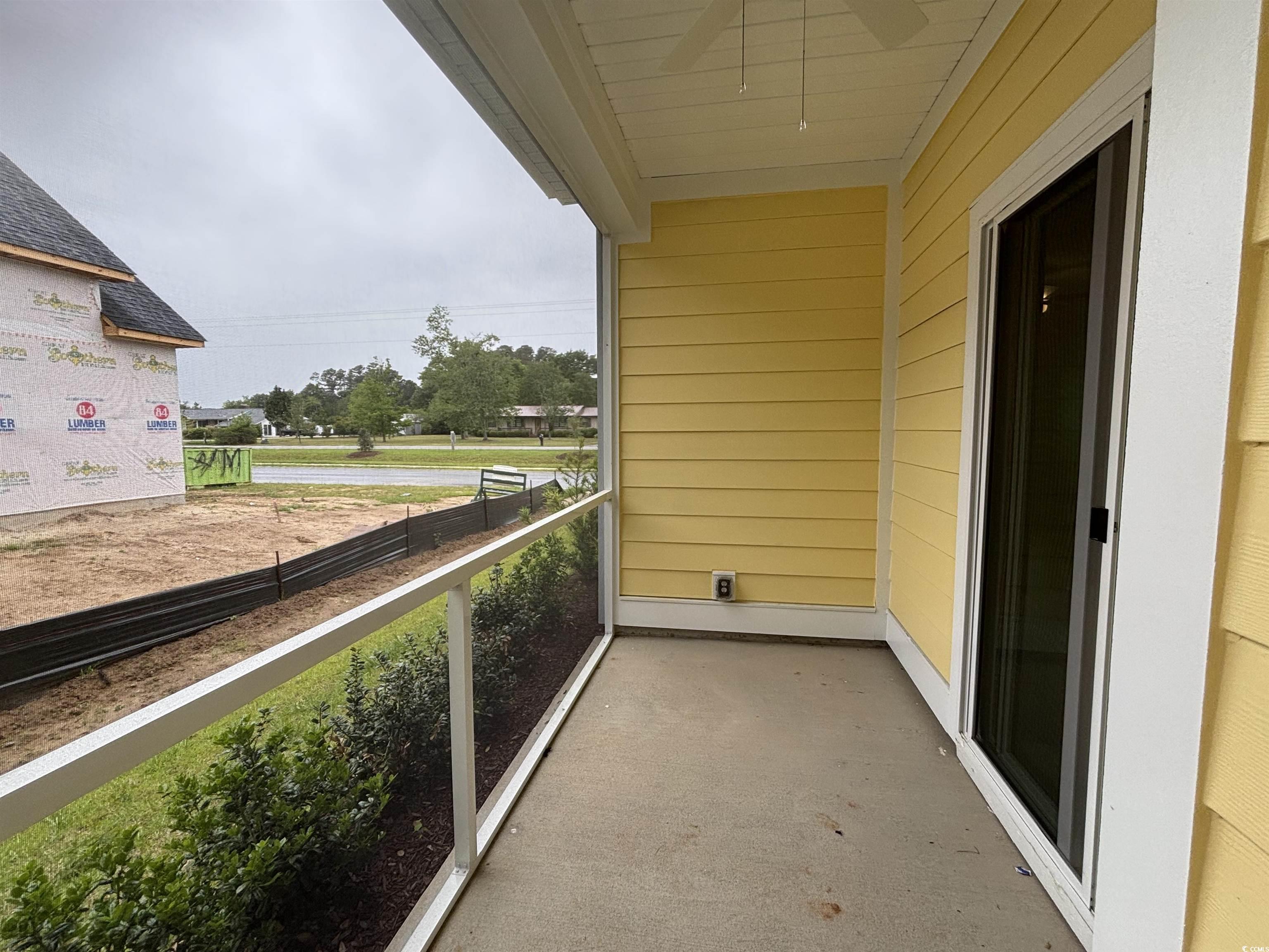 3135 Tiger Tail Road Conway, SC 29526 - Photo 6 of 24 Balcony with ceiling fan