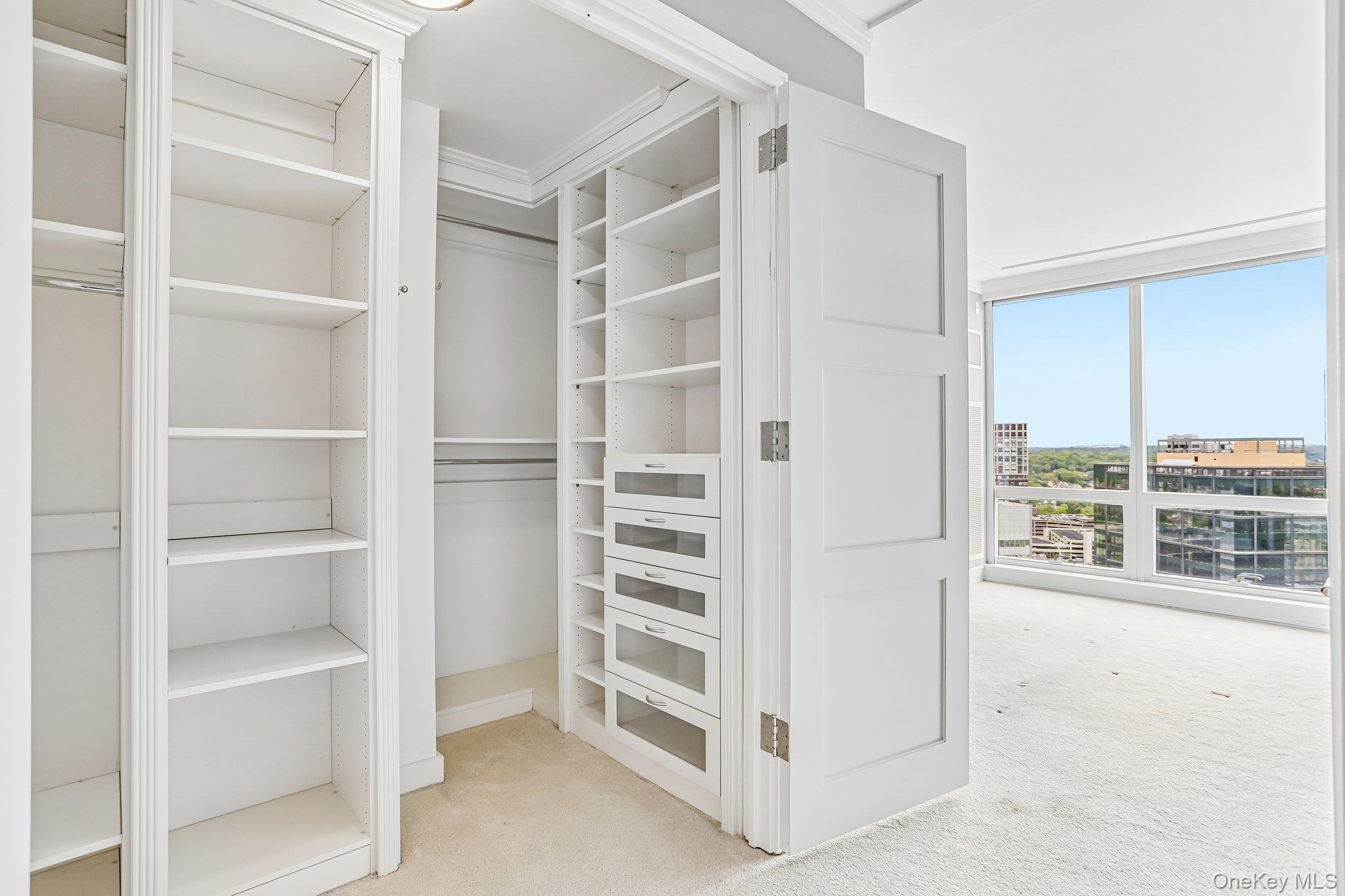 1 Renaissance Square, Unit 25G White Plains, NY 10601 - Photo 9 of 22 One of two Walk-in closets, primary suite