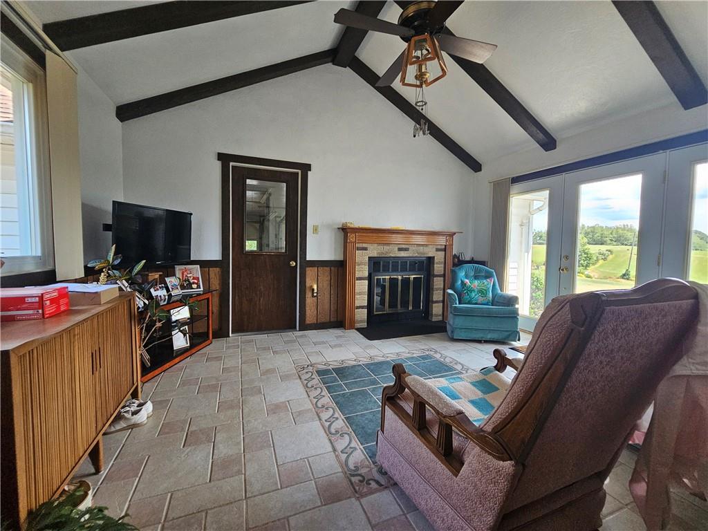 412 Cole Road Sarver, PA 16055 - Photo 11 of 48 a living room with furniture and a flat screen tv