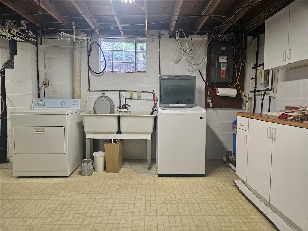 412 Cole Road Sarver, PA 16055 - Photo 48 of 48 a utility room with dryer and washer