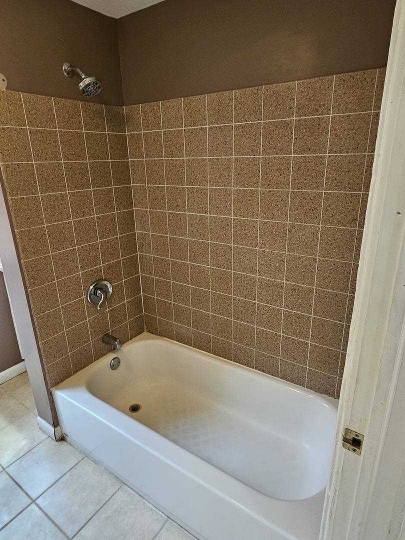 825 Black Road Joliet, IL 60435 - Photo 8 of 22 a bathroom with a bath tub