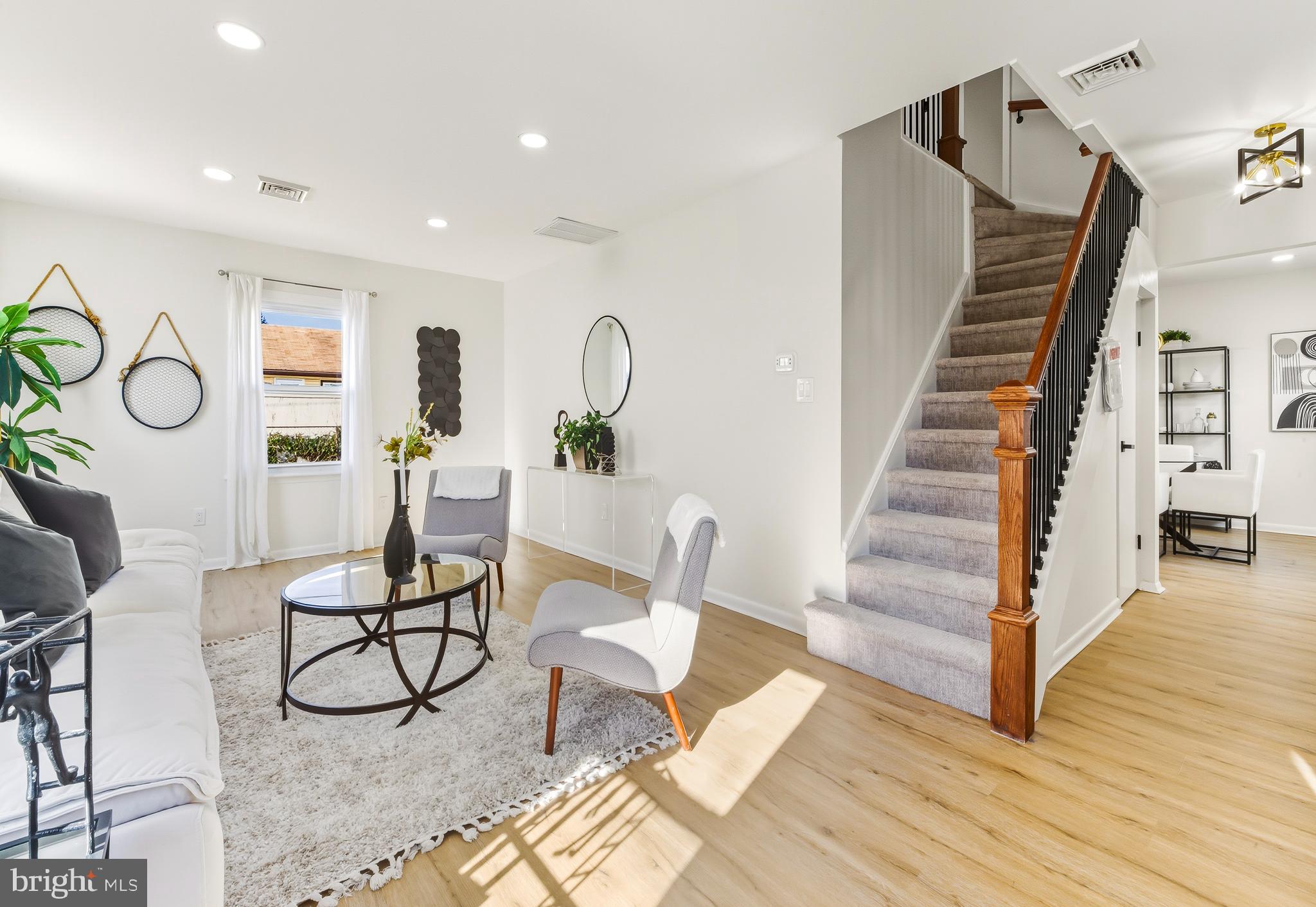 53 Spindletop Lane Willingboro, NJ 08046 - Photo 12 of 22 a living room with furniture and wooden floor