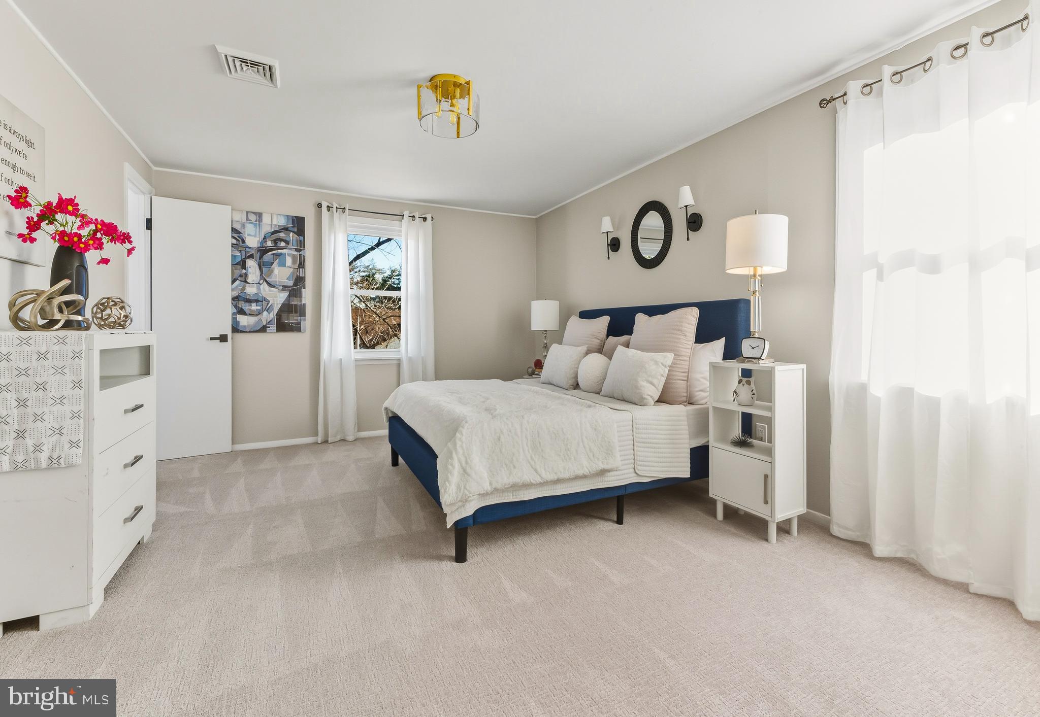 53 Spindletop Lane Willingboro, NJ 08046 - Photo 13 of 22 a bedroom with a bed and a table in it