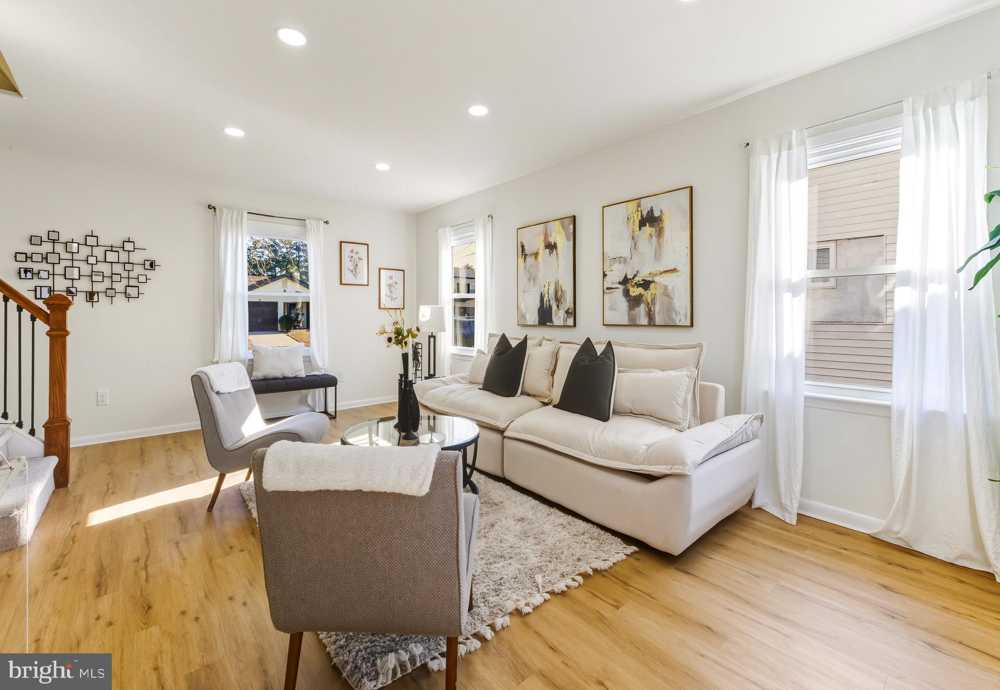 53 Spindletop Lane Willingboro, NJ 08046 - Photo 5 of 22 a living room with furniture and wooden floor