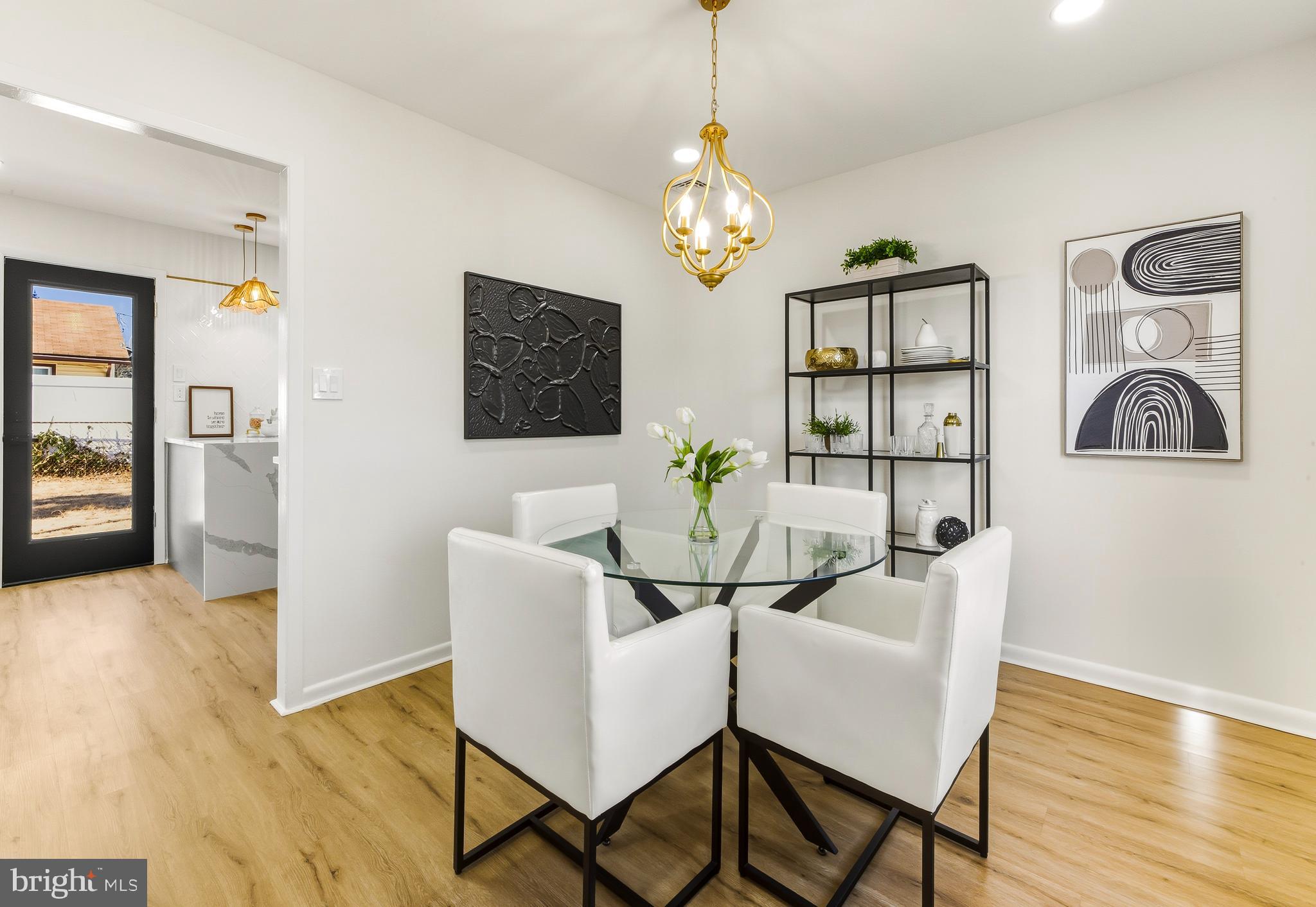 53 Spindletop Lane Willingboro, NJ 08046 - Photo 10 of 22 a view of a dining room with furniture and wooden floor