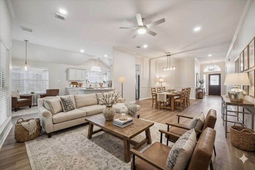 18747 Candle Park Drive Spring, TX 77388 - Photo 5 of 35 Open concept family room virtually staged