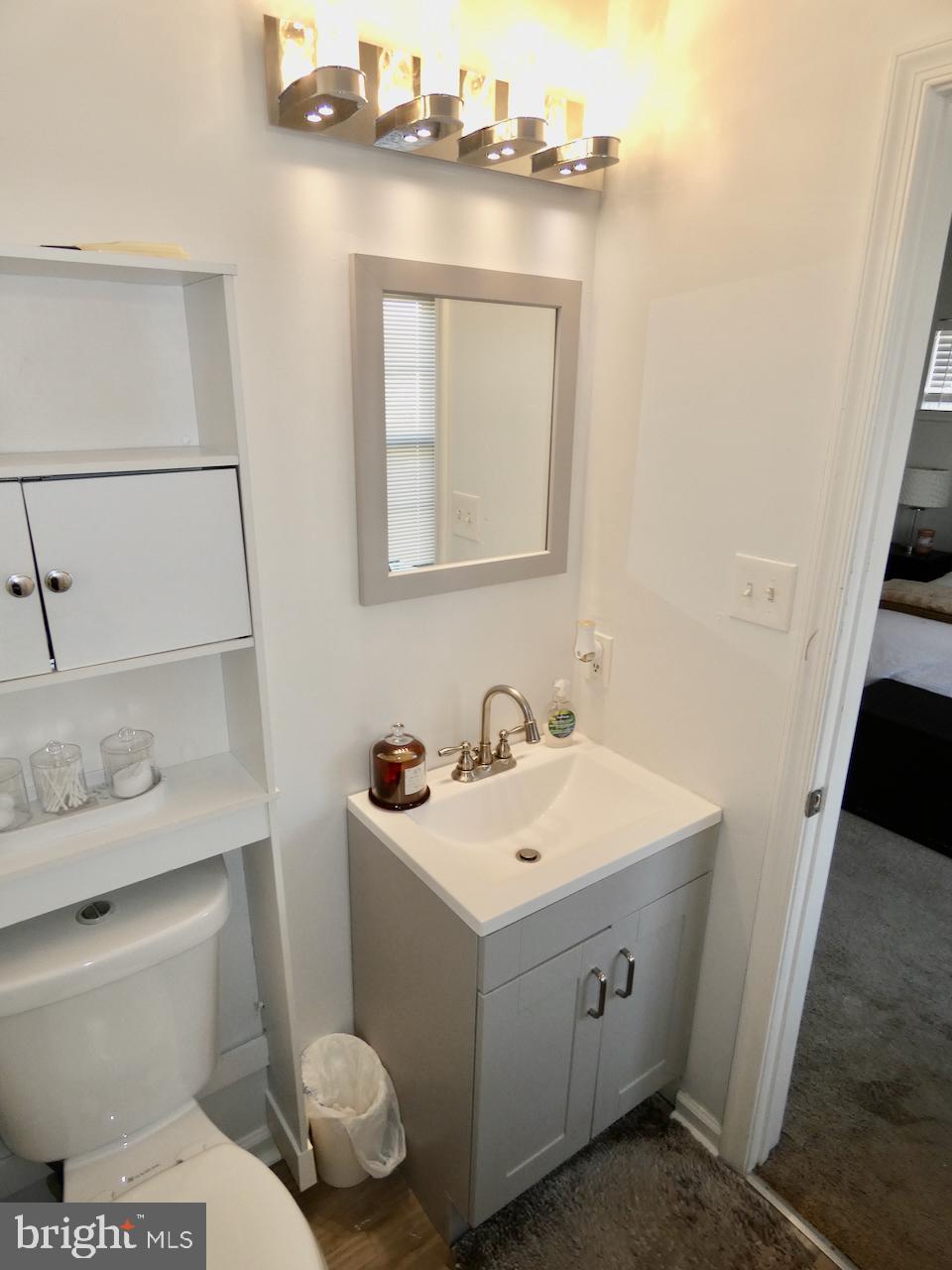 15 Wicklow Road Bear, DE 19701 - Photo 30 of 53 a bathroom with a toilet sink and mirror