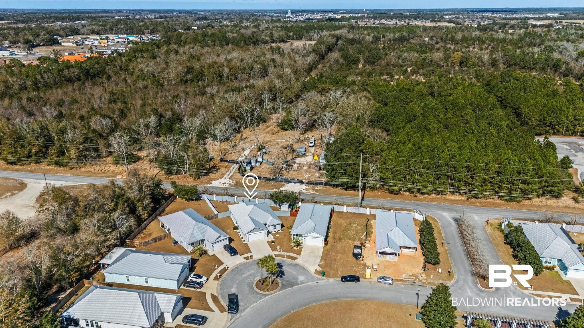 8013 Carmel Circle Foley, AL 36535 - Photo 36 of 49 Aerial overview of property's location featuring nearby suburban area