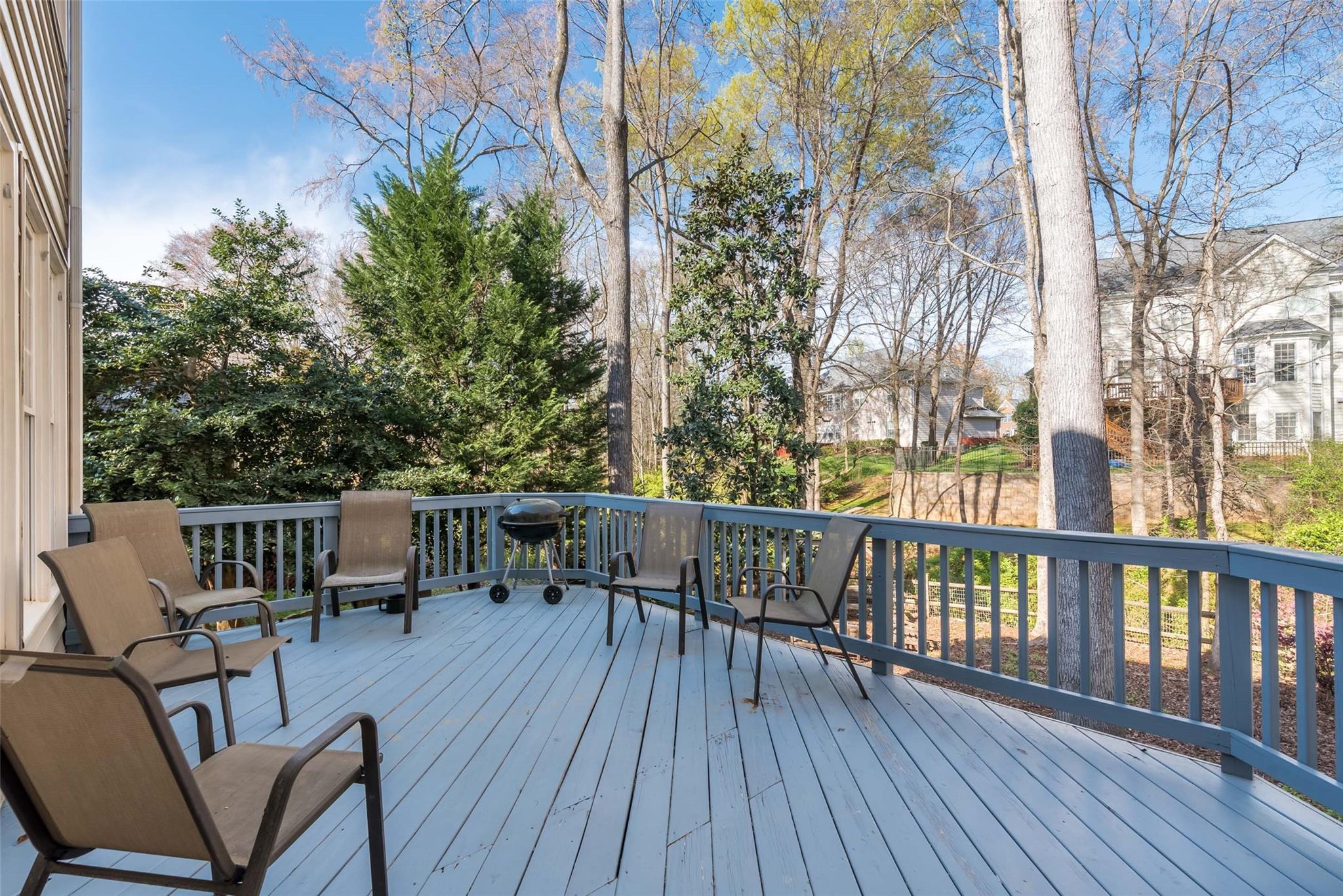 3519 Rhett Butler Place Charlotte, NC 28270 - Photo 34 of 38 a view of a chairs and table on the wooden floor