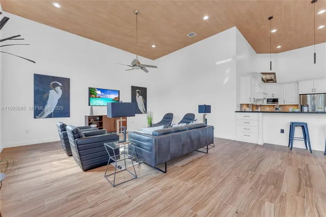 a view of a livingroom with a fireplace