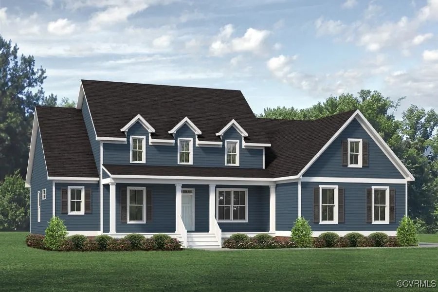 front view of house with a yard