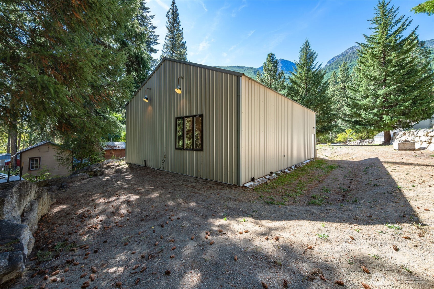 17972 Entiat River Road Entiat, WA 98822 - Photo 18 of 34 a aerial view of a house with a yard